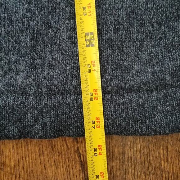 Woolrich Wool Sweater Mens M Navy Preppy Cozy Ski Chalet Business Casual *READ - Picture 8 of 10